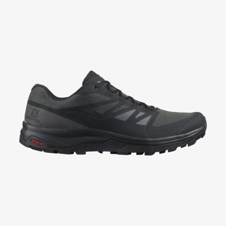 Salomon OUTLINE WIDE GORE-TEX Wanderschuhe Herren Schwarz [5HKN-V]